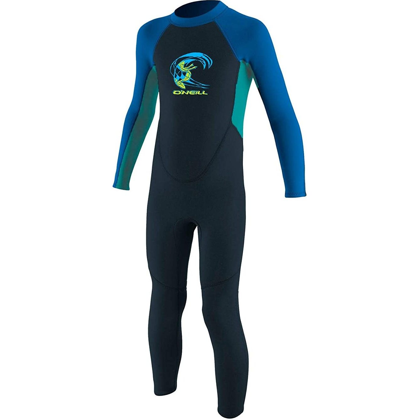2026 O'Neill Toddler Reactor 2mm Back Zip Wetsuit 4868 - Slate / Aqua